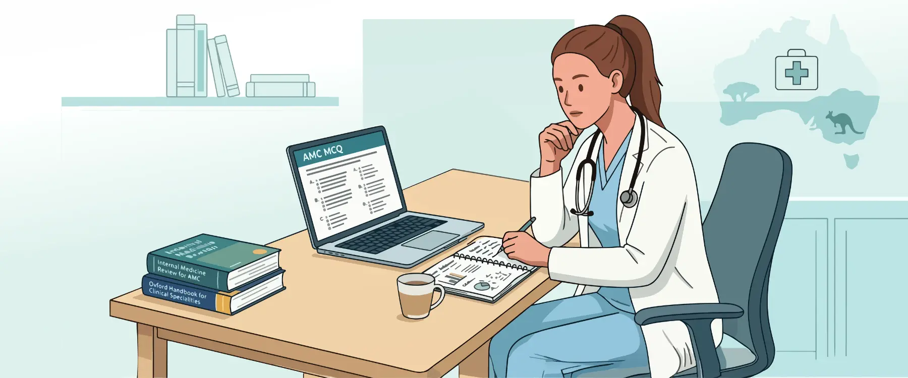 Working while studying for AMC Part 1